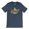 Hampton Road Admirals Men/Unisex T-Shirt-Heather Navy-Allegiant Goods Co. Vintage Sports Apparel