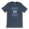 Memphis 901 Men/Unisex T-Shirt-Heather Navy-Allegiant Goods Co. Vintage Sports Apparel