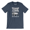 Lake George Time Town Men/Unisex T-Shirt-Heather Navy-Allegiant Goods Co. Vintage Sports Apparel