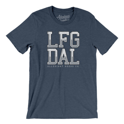 Lfg Dal Men/Unisex T-Shirt-Heather Navy-Allegiant Goods Co. Vintage Sports Apparel