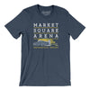 Market Square Arena Indianapolis Men/Unisex T-Shirt-Heather Navy-Allegiant Goods Co. Vintage Sports Apparel