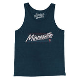 Minnesota Retro Men/Unisex Tank Top-Allegiant Goods Co. Vintage Sports Apparel