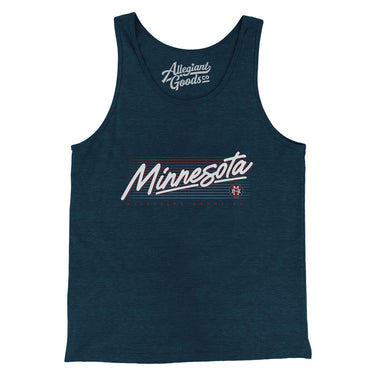 Minnesota Retro Men/Unisex Tank Top-Allegiant Goods Co. Vintage Sports Apparel