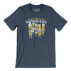 I’m Just Here For The Sausage Race Men/Unisex T-Shirt-Heather Navy-Allegiant Goods Co. Vintage Sports Apparel