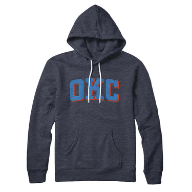Okc Varsity Hoodie-Allegiant Goods Co. Vintage Sports Apparel