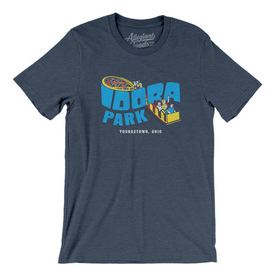 Idora Park Men/Unisex T-Shirt-Heather Navy-Allegiant Goods Co. Vintage Sports Apparel