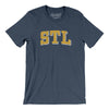 Stl Varsity Men/Unisex T-Shirt-Heather Navy-Allegiant Goods Co. Vintage Sports Apparel