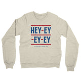 Hey-Ey-Ey-Ey Midweight French Terry Crewneck Sweatshirt-Allegiant Goods Co. Vintage Sports Apparel