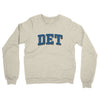 Det Varsity Midweight French Terry Crewneck Sweatshirt-Heather Oatmeal-Allegiant Goods Co. Vintage Sports Apparel
