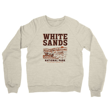 White Sands National Park Midweight French Terry Crewneck Sweatshirt-Allegiant Goods Co. Vintage Sports Apparel