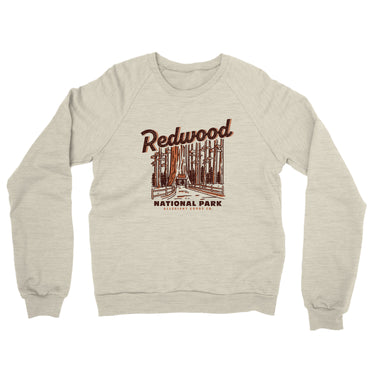 Redwood National Park Midweight French Terry Crewneck Sweatshirt-Allegiant Goods Co. Vintage Sports Apparel