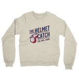 The Helmet Catch Midweight French Terry Crewneck Sweatshirt-Allegiant Goods Co. Vintage Sports Apparel