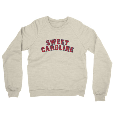 Boston Sweet Caroline Midweight French Terry Crewneck Sweatshirt-Allegiant Goods Co. Vintage Sports Apparel