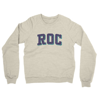 Roc Varsity Midweight French Terry Crewneck Sweatshirt-Allegiant Goods Co. Vintage Sports Apparel