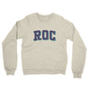 Roc Varsity Midweight French Terry Crewneck Sweatshirt-Heather Oatmeal-Allegiant Goods Co. Vintage Sports Apparel