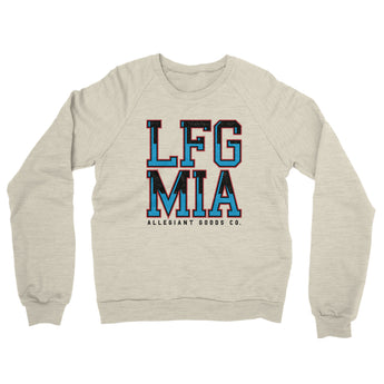 Lfg Mia Midweight French Terry Crewneck Sweatshirt-Allegiant Goods Co. Vintage Sports Apparel