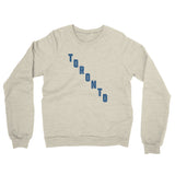 Toronto Hockey Jersey Midweight French Terry Crewneck Sweatshirt-Heather Oatmeal-Allegiant Goods Co. Vintage Sports Apparel