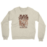Black Canyon Of The Gunnison National Park Midweight French Terry Crewneck Sweatshirt-Allegiant Goods Co. Vintage Sports Apparel