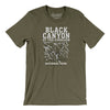 Black Canyon Of The Gunnison National Park Men/Unisex T-Shirt-Heather Olive-Allegiant Goods Co. Vintage Sports Apparel