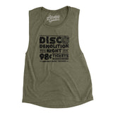 Disco Demolition Night Women's Flowey Scoopneck Muscle Tank-Allegiant Goods Co. Vintage Sports Apparel