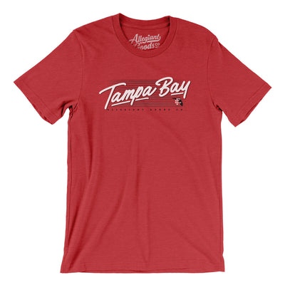 Tampa Bay Retro Men/Unisex T-Shirt-Heather Red-Allegiant Goods Co. Vintage Sports Apparel