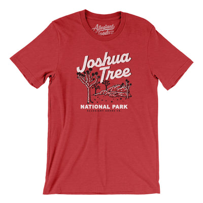 Joshua Tree National Park Men/Unisex T-Shirt-Heather Red-Allegiant Goods Co. Vintage Sports Apparel
