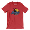 Chicago Hounds Men/Unisex T-Shirt-Heather Red-Allegiant Goods Co. Vintage Sports Apparel