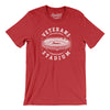 Veterans Stadium Philadelphia Men/Unisex T-Shirt-Heather Red-Allegiant Goods Co. Vintage Sports Apparel
