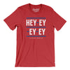 Hey-Ey-Ey-Ey Men/Unisex T-Shirt-Heather Red-Allegiant Goods Co. Vintage Sports Apparel