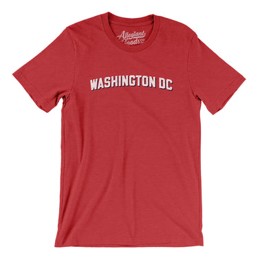 Washington Dc Varsity Men/Unisex T-Shirt-Heather Red-Allegiant Goods Co. Vintage Sports Apparel