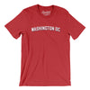 Washington Dc Varsity Men/Unisex T-Shirt-Heather Red-Allegiant Goods Co. Vintage Sports Apparel
