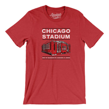 Chicago Stadium Men/Unisex T-Shirt-Allegiant Goods Co. Vintage Sports Apparel