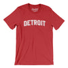 Detroit Varsity Men/Unisex T-Shirt-Heather Red-Allegiant Goods Co. Vintage Sports Apparel