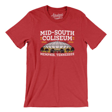 Mid-South Coliseum Men/Unisex T-Shirt-Allegiant Goods Co. Vintage Sports Apparel