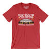 Mid-South Coliseum Men/Unisex T-Shirt-Heather Red-Allegiant Goods Co. Vintage Sports Apparel