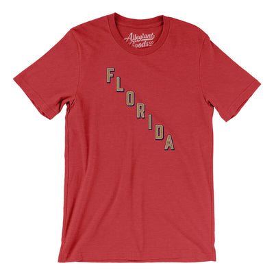 Florida Hockey Jersey Men/Unisex T-Shirt-Heather Red-Allegiant Goods Co. Vintage Sports Apparel