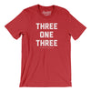 Detroit 313 Area Code Men/Unisex T-Shirt-Heather Red-Allegiant Goods Co. Vintage Sports Apparel