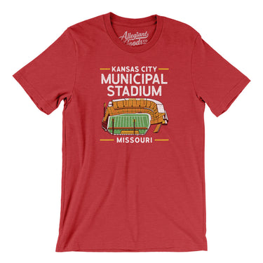 Kansas City Municipal Stadium Men/Unisex T-Shirt-Allegiant Goods Co. Vintage Sports Apparel