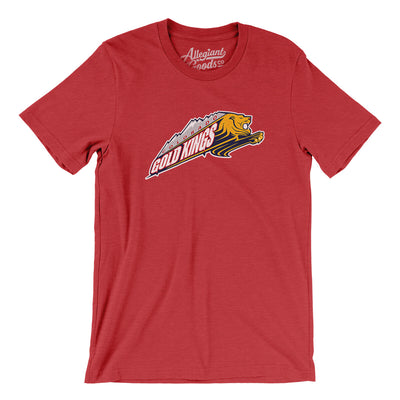 Colorado Gold Kings Men/Unisex T-Shirt-Heather Red-Allegiant Goods Co. Vintage Sports Apparel