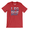 Lfg Buf Men/Unisex T-Shirt-Heather Red-Allegiant Goods Co. Vintage Sports Apparel