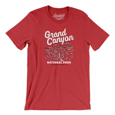 Grand Canyon National Park Men/Unisex T-Shirt-Heather Red-Allegiant Goods Co. Vintage Sports Apparel