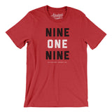 Raliegh 919 Men/Unisex T-Shirt-Heather Red-Allegiant Goods Co. Vintage Sports Apparel