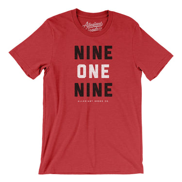Raliegh 919 Men/Unisex T-Shirt-Heather Red-Allegiant Goods Co. Vintage Sports Apparel