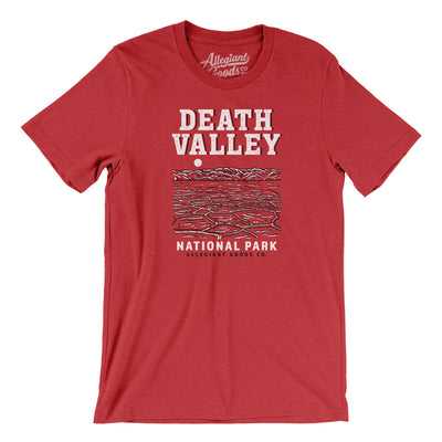 Death Valley National Park Men/Unisex T-Shirt-Heather Red-Allegiant Goods Co. Vintage Sports Apparel