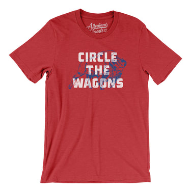Circle The Wagons Men/Unisex T-Shirt-Allegiant Goods Co. Vintage Sports Apparel