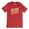 Atlanta Vintage Repeat Men/Unisex T-Shirt-Heather Red-Allegiant Goods Co. Vintage Sports Apparel