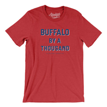 Buffalo Football By A Thousand Men/Unisex T-Shirt-Allegiant Goods Co. Vintage Sports Apparel