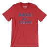 Buffalo Football By A Thousand Men/Unisex T-Shirt-Heather Red-Allegiant Goods Co. Vintage Sports Apparel