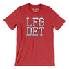 Lfg Det Men/Unisex T-Shirt-Heather Red-Allegiant Goods Co. Vintage Sports Apparel