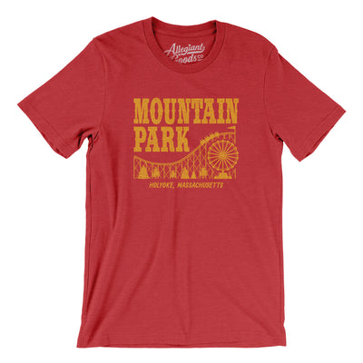 Mountain Park Amusement Park Men/Unisex T-Shirt-Heather Red-Allegiant Goods Co. Vintage Sports Apparel